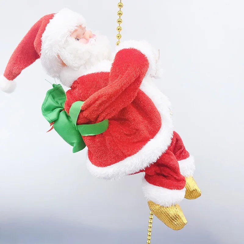 Electric Santa Claus Climbing Rope with Music